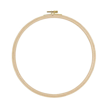 Wooden embroidery hoop