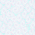 Dotted Spiral in Pastel/Multi quilting fabric by Benartex
