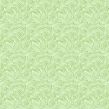 Beaded Swirls Tonal in Light Green quilting fabric by Benartex