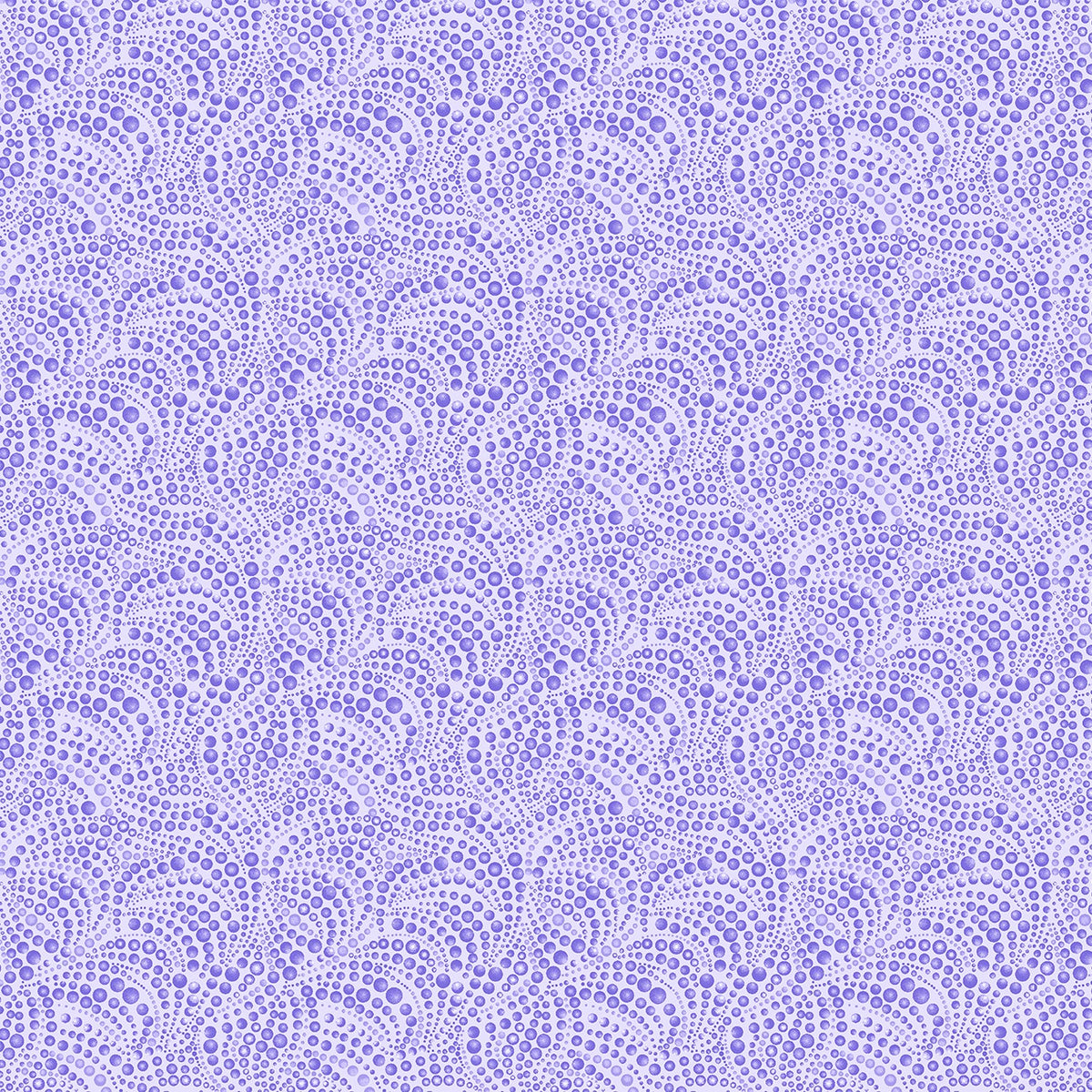 Beaded Swirls Tonal in Light Purple quilting fabric by Benartex