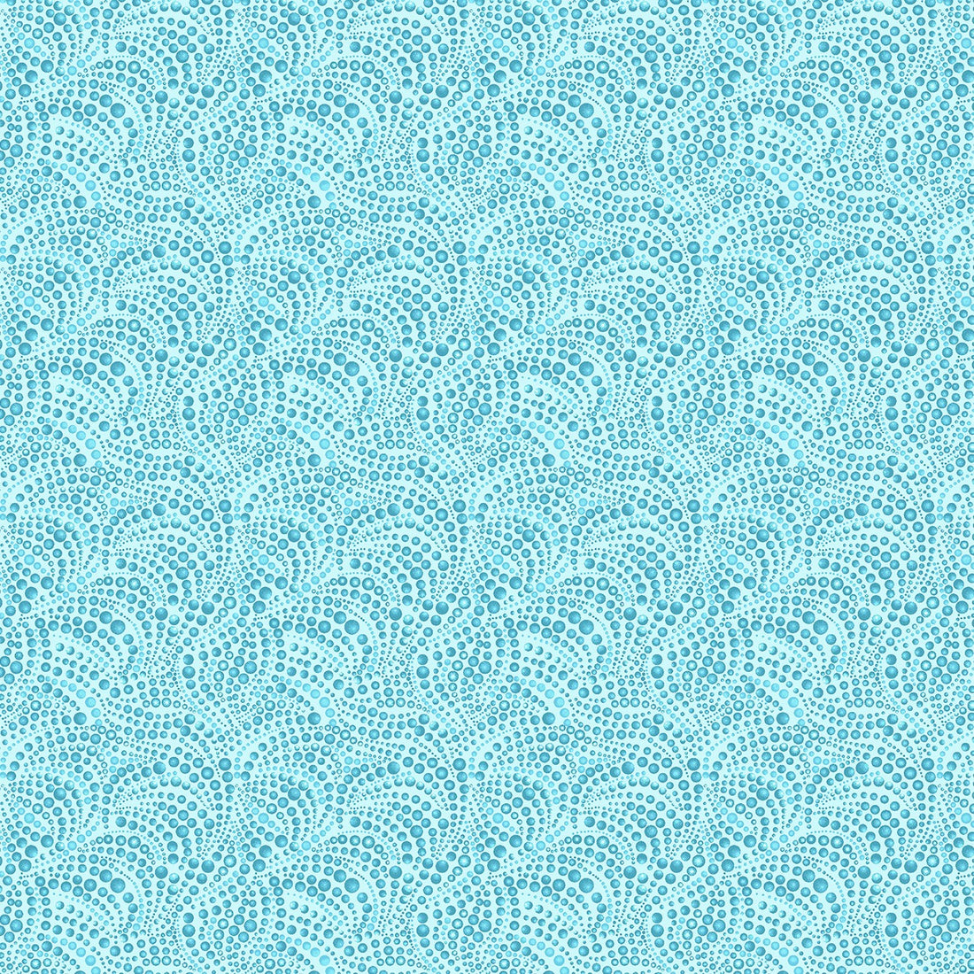 Beaded Swirls Tonal in Light Green quilting fabric by Benartex