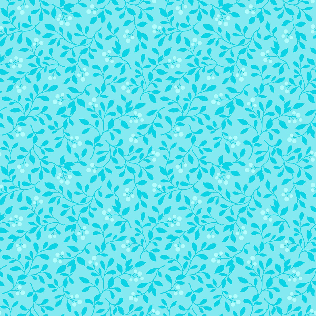 Berry Blush in Aqua quilting fabric by Benartex