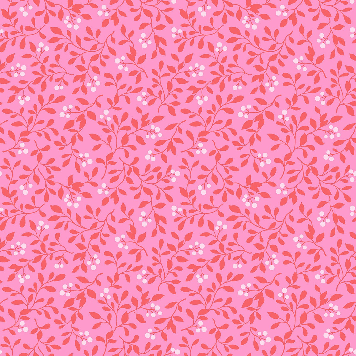 Berry Blush in Rose quilting fabric by Benartex