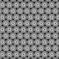 Medallion Black/White in Black/White quilting fabric by Benartex