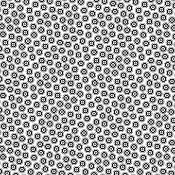 Dotty Buttons in White/Black quilting fabric by Benartex