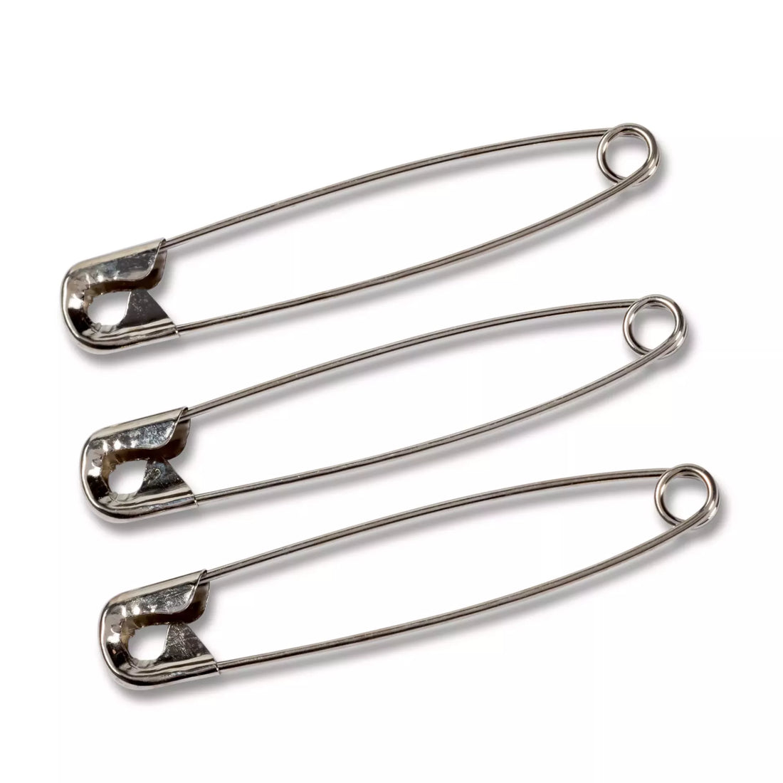Prym Safety Pins - Brass With Coil