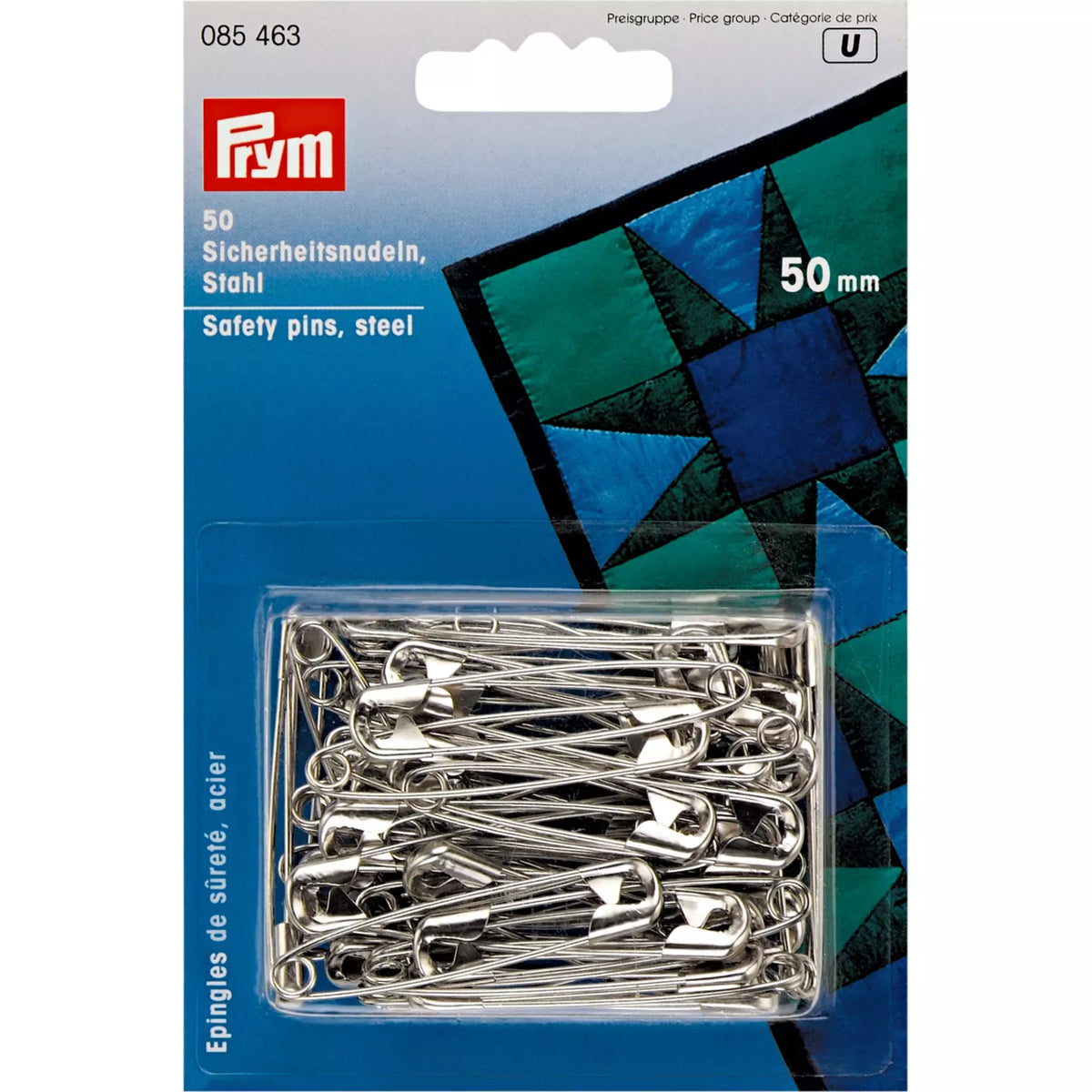 Prym Safety Pins - Steel With Coil
