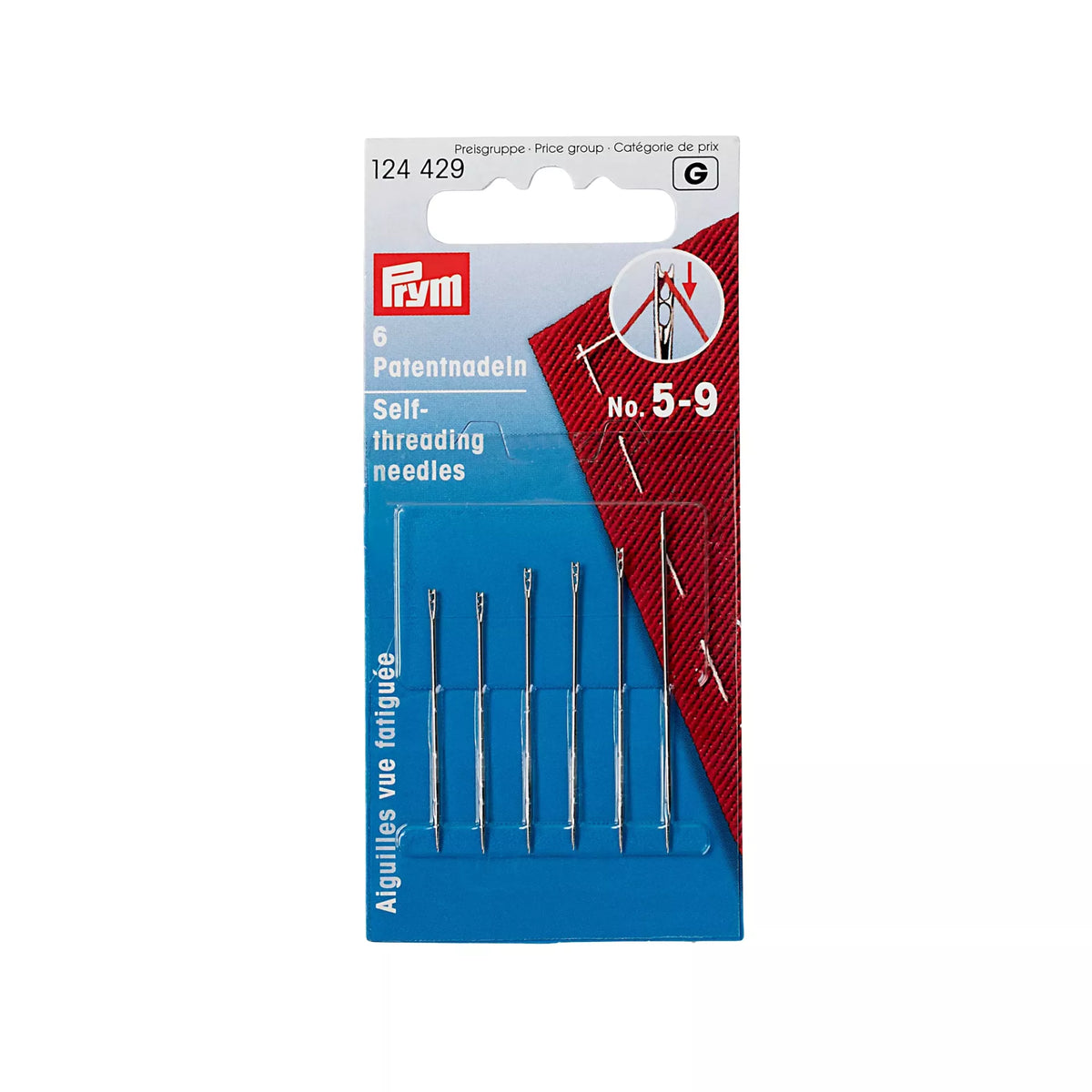 Prym Self-Threading Needles - No. 9