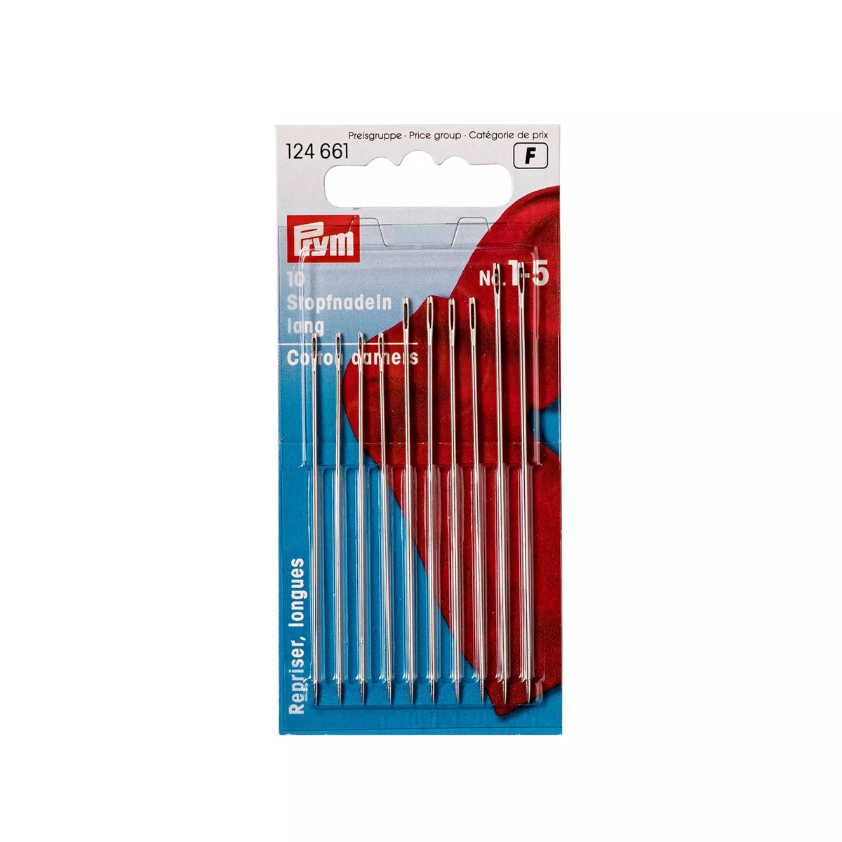 Prym Long Darning Needles - No.1–5 (assorted)