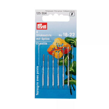 Prym Chenille Needles with Sharp Point (Pack) - No.18–22 (assorted)