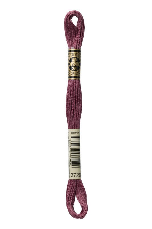 DMC Embroidery Floss (The Pink Shades) - 3726 - Dark Antique Mauve