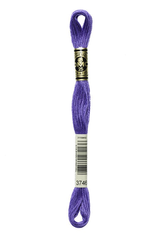DMC Embroidery Floss (The Purple Shades) - 3746 - Dark Blue Violet