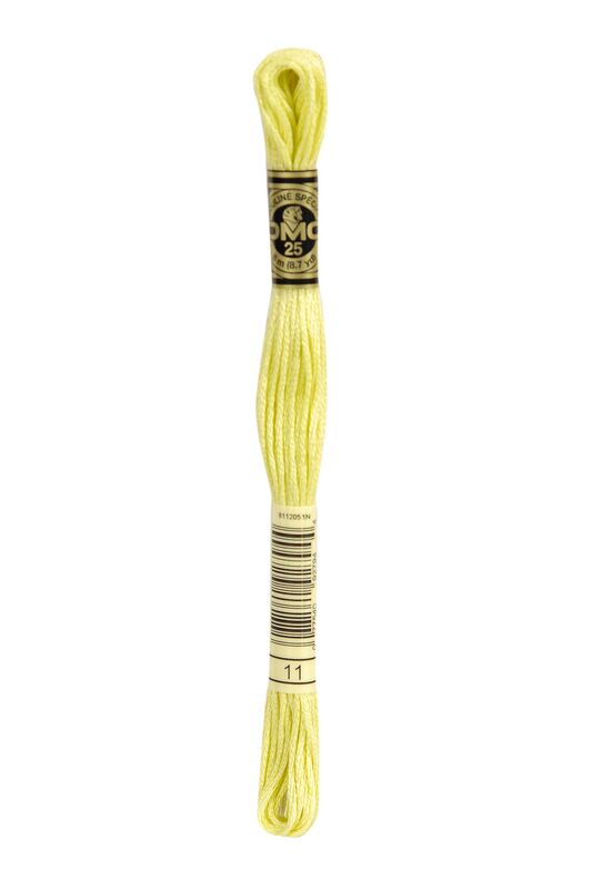 DMC Embroidery Floss (The Green Shades) (11 - light tender green)
