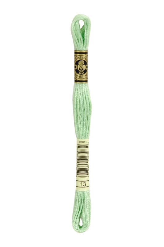 DMC Embroidery Floss (The Green Shades) (13 - medium light nile green)
