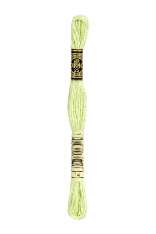 DMC Embroidery Floss (The Green Shades) (14 - pale apple green)