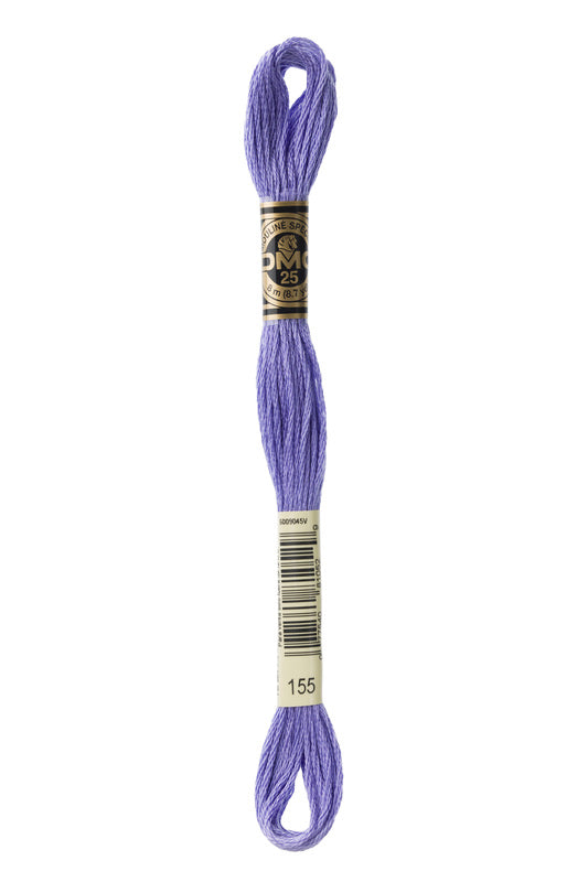 DMC Embroidery Floss (The Purple Shades) (155 - medium dark blue violet)