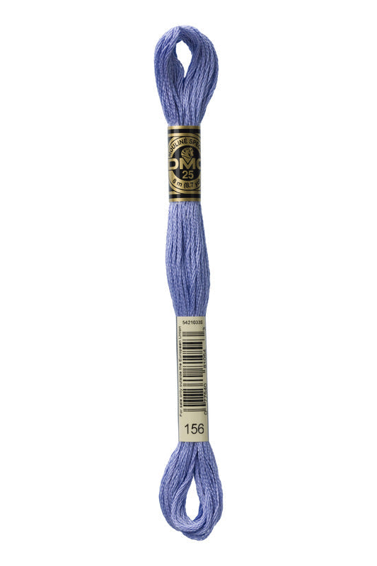 DMC Embroidery Floss (The Purple Shades) (156 - medium light blue violet)