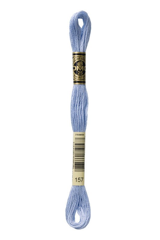 DMC Embroidery Floss (The Blue Shades) (157 - very light cornflower blue)