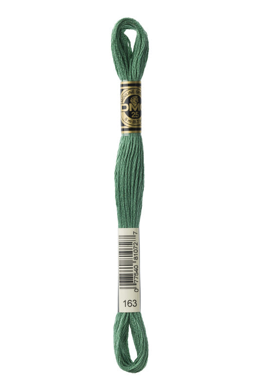 DMC Embroidery Floss (The Green Shades) (163 - medium celadon green)