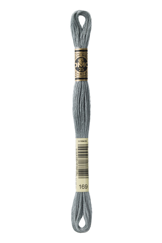 DMC Embroidery Floss (The Grey Shades) (169 - light pewter)