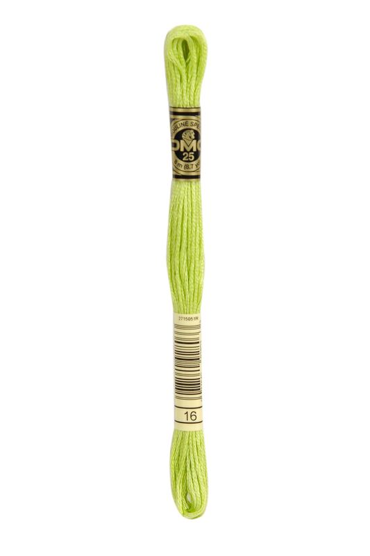 DMC Embroidery Floss (The Green Shades) (16 - light chartreuse)