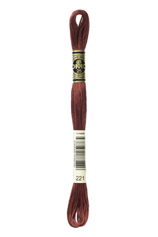 DMC Embroidery Floss (The Pink Shades) (221 - very dark shell pink)
