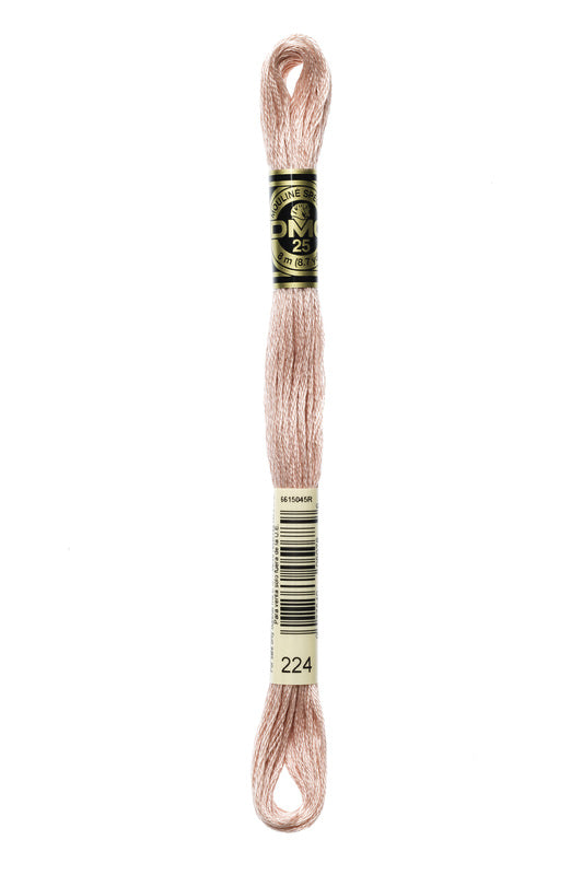 DMC Embroidery Floss (The Pink Shades) (224 - very light shell pink)