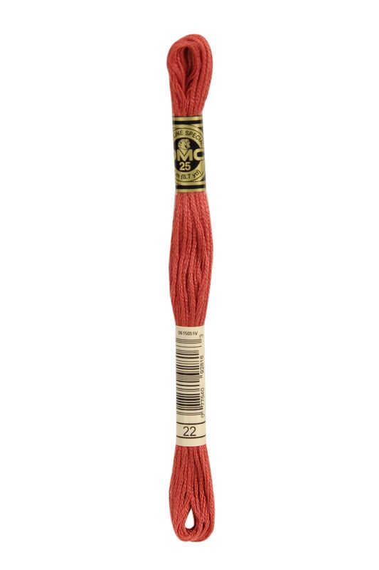 DMC Embroidery Floss (The Red Shades) (22 - alizarin)