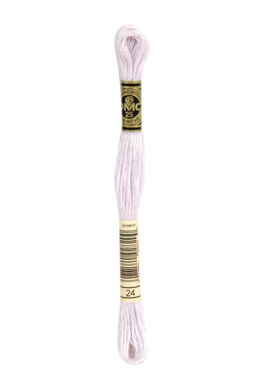 DMC Embroidery Floss (The Purple Shades) (24 - white lavender)