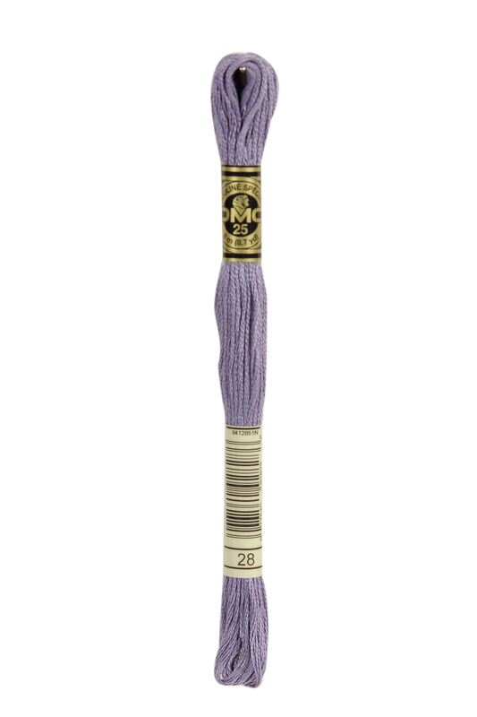 DMC Embroidery Floss (The Purple Shades) (28 - medium light eggplant)