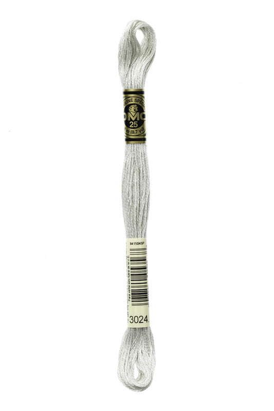 DMC Embroidery Floss (The Grey Shades) (3024 - very light brown grey)
