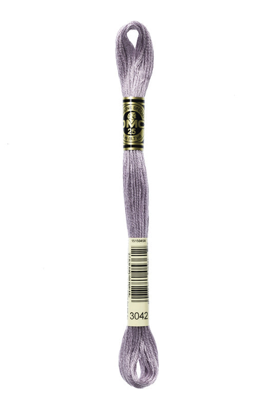 DMC Embroidery Floss (The Purple Shades) (3042 - light antique violet)
