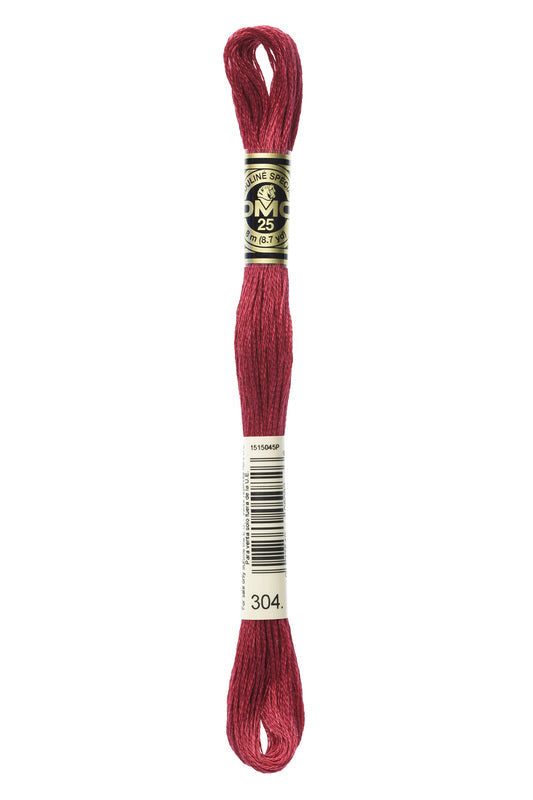 DMC Embroidery Floss (The Red Shades) (304 - medium christmas red)