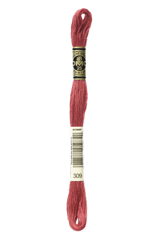 DMC Embroidery Floss (The Pink Shades) (309 - deep rose)