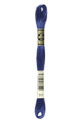 DMC Embroidery Floss (The Blue Shades) (311 - medium navy blue)