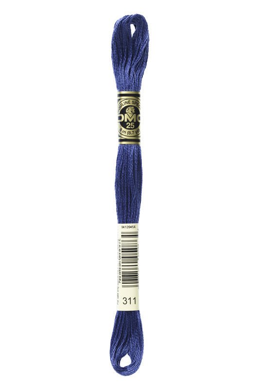 DMC Embroidery Floss (The Blue Shades) (311 - medium navy blue)