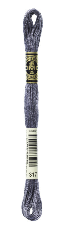 DMC Embroidery Floss (The Grey Shades) (317 - pewter grey)