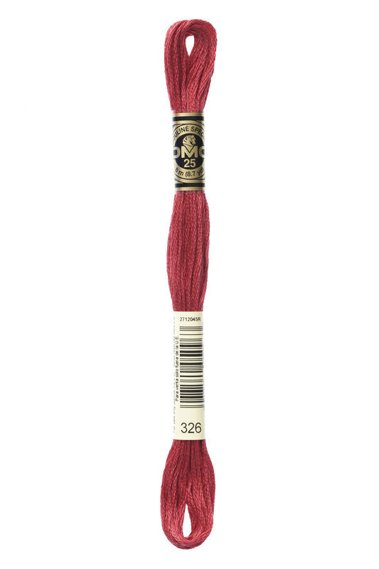 DMC Embroidery Floss (The Pink Shades) (326 - very deep rose)