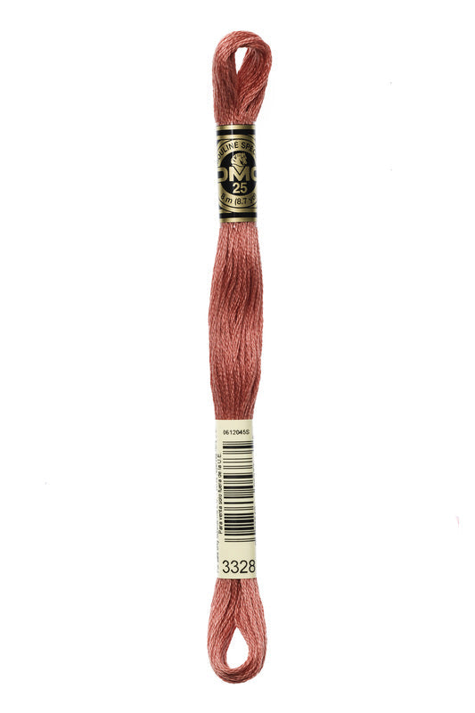 DMC Embroidery Floss (The Pink Shades) (3328 - dark salmon)