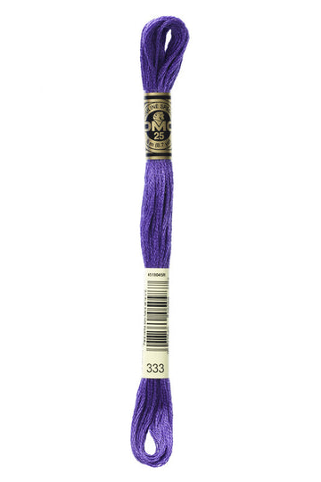 DMC Embroidery Floss (The Purple Shades) (333 - very dark blue violet)