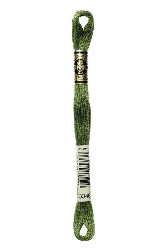 DMC Embroidery Floss (The Green Shades) (3346 - hunter green)