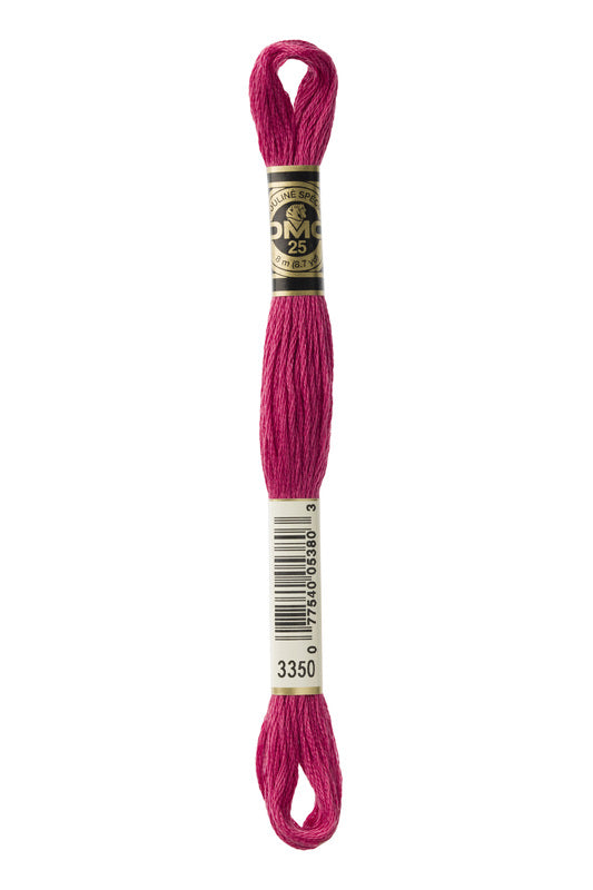DMC Embroidery Floss (The Pink Shades) (3350 - ultra dark dusty rose)