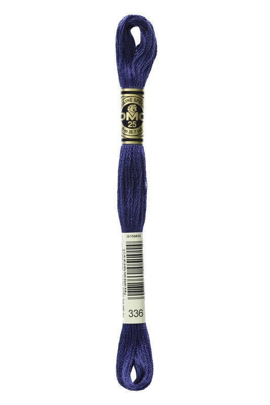 DMC Embroidery Floss (The Blue Shades) (336 - navy blue)