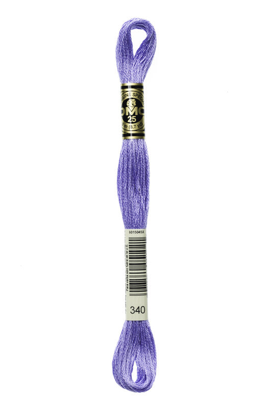 DMC Embroidery Floss (The Purple Shades) (340 - medium blue violet)