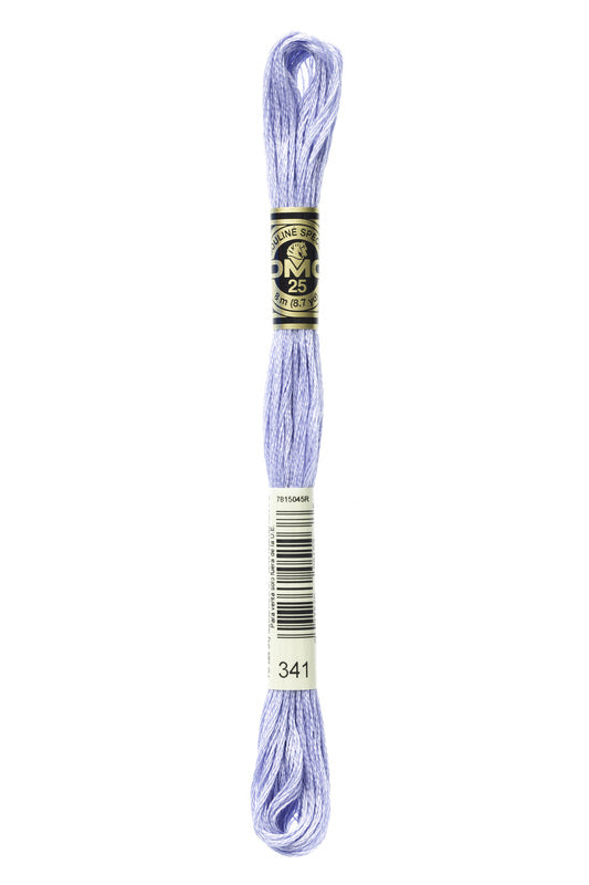 DMC Embroidery Floss (The Purple Shades) (341 - light blue violet)