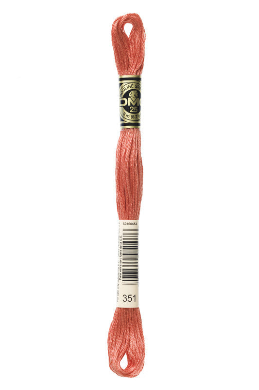 DMC Embroidery Floss (The Orange Shades) (351 - coral)