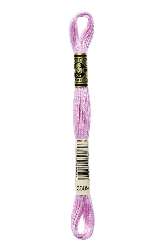 DMC Embroidery Floss (The Purple Shades) (3609 - ultra light plum)