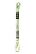 DMC Embroidery Floss (The Green Shades) (369 - very light pistachio green)