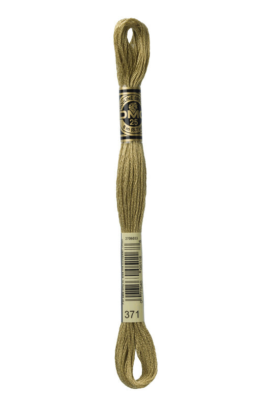 DMC Embroidery Floss (The Green Shades) (371 - mustard)