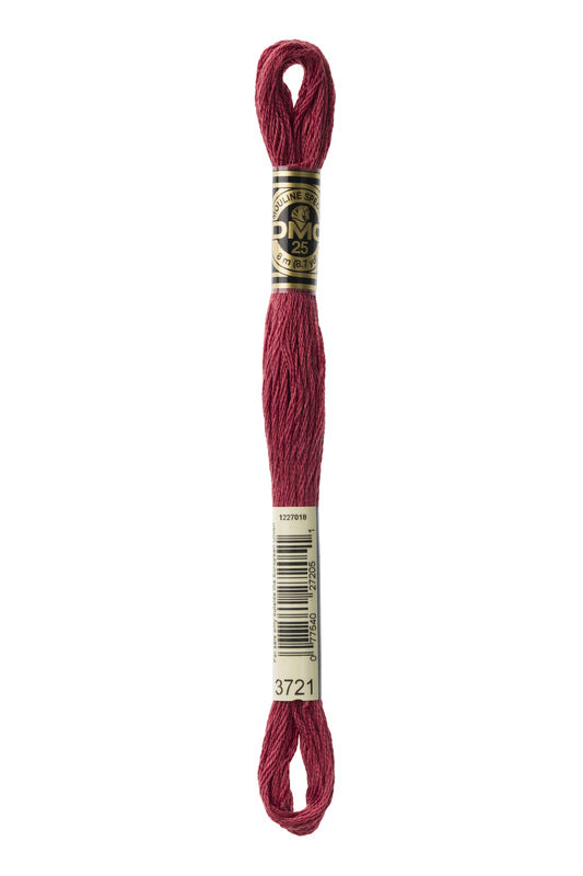 DMC Embroidery Floss (The Pink Shades) (3721 - dark shell pink)